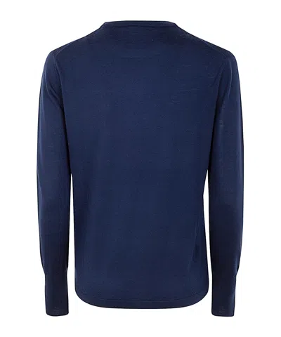 Aspesi Wool Sweater In Blue