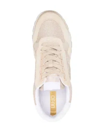 Liu •jo Solid Low-top Sneakers In Neutral