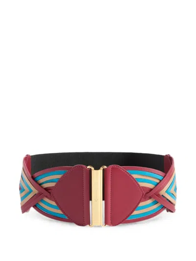 La Doublej Rainbow Belt In Multi
