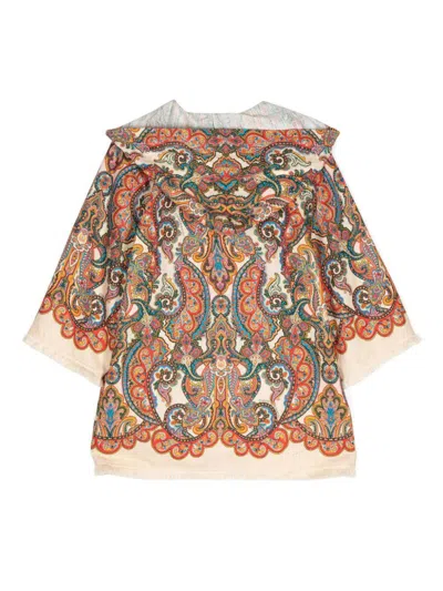 Zimmermann Abstract Pattern Jacket In Nude