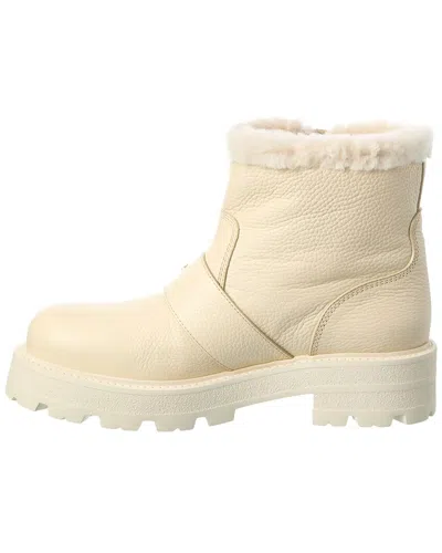 Dior D-quest Leather Boot In White