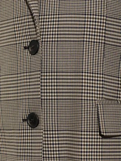 Iro Check-pattern Blazer In Gray