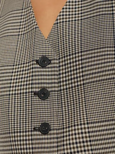 Iro Kraig Check-pattern Vest In Multi