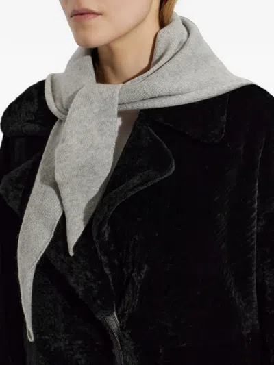 Lisa Yang Florianne Triangular Scarf In Gray