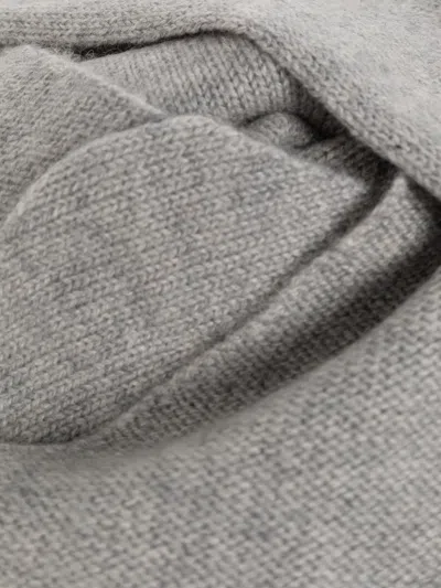 Lisa Yang Florianne Triangular Scarf In Gray
