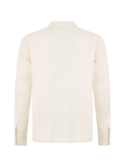 Herno Zip-up Collared Jacket In Neutral