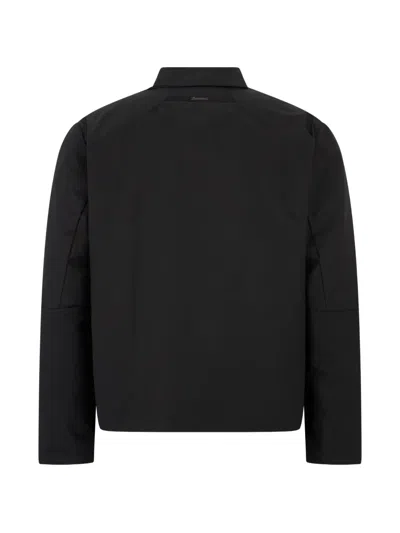 Herno High-collar Jacket In Black