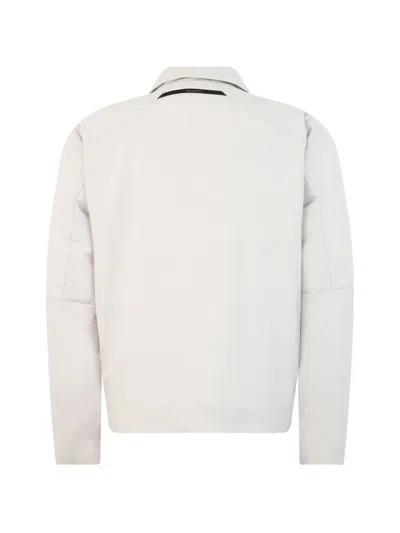 Herno Button-fastening Collared Jacket In Neutral