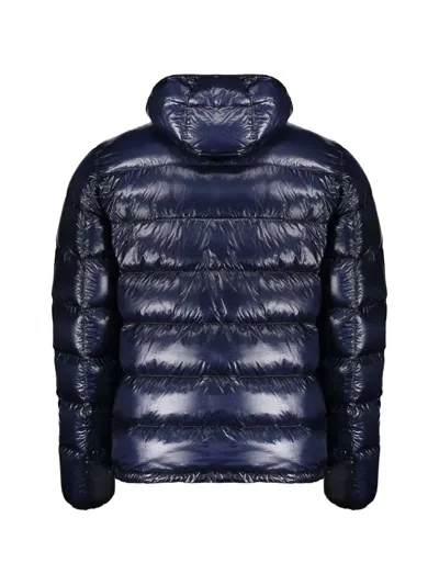 Herno Reversible Quilted Jacket In Blue