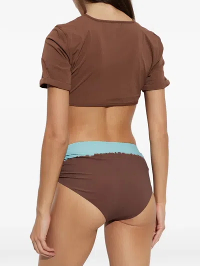 Christopher Esber Prong Hardware-detail Bikini Bottoms In Multi