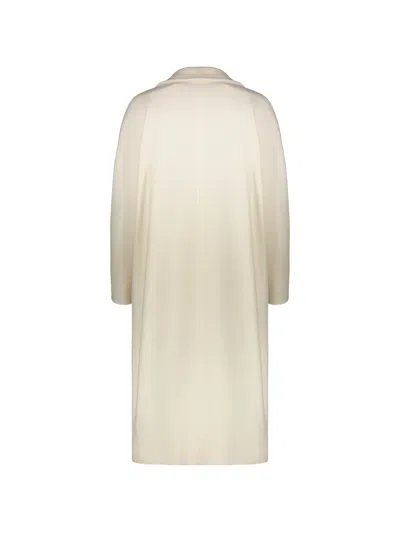 Herno Notched-collar Single-breasted Coat In Neutral