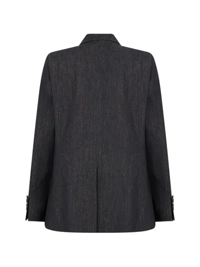 Herno Double-breasted Blazer In Blue