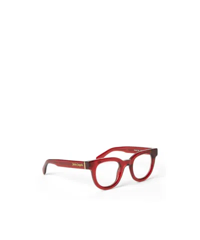 Palm Angels Geometric Flat Mirror In Red