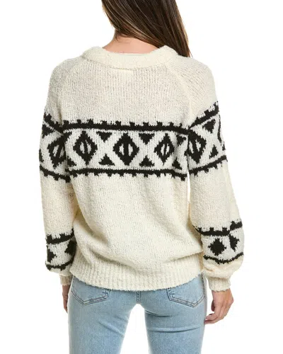 Ichi Ihcarani Wool-blend Sweater In White