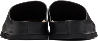Common Projects Leather Mules In Black