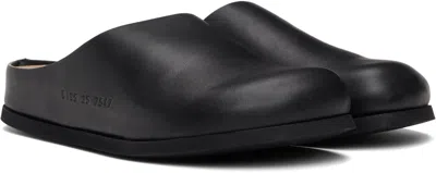 Common Projects Leather Mules In Black