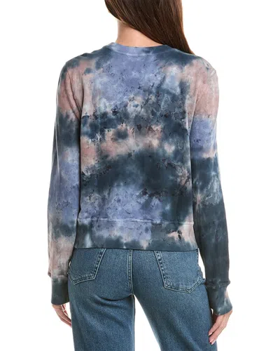 Michael Stars Comet Crewneck Pullover In Blue