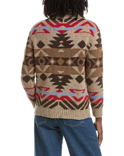 Max Mara Weekend  Eritrea Wool & Alpaca-blend Sweater In Brown