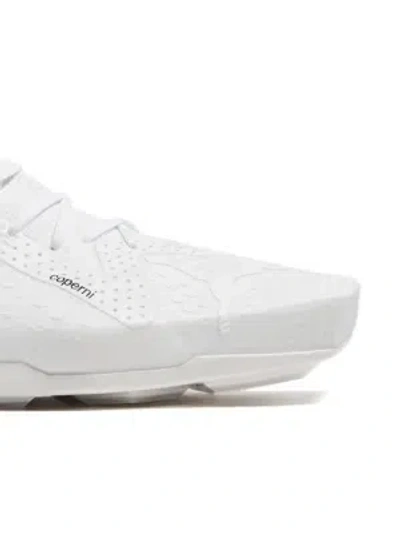 Coperni Square-toe Sneakers In White