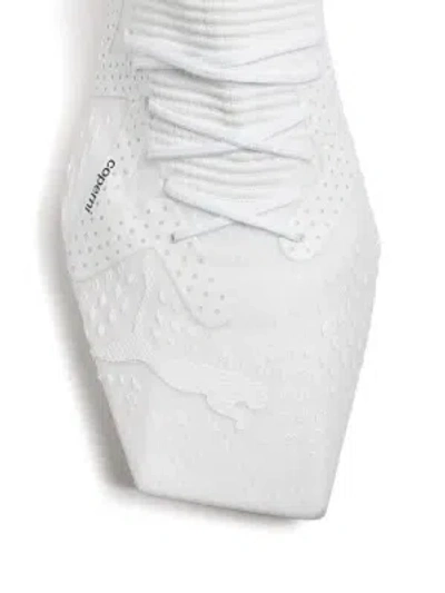 Coperni Square-toe Sneakers In White