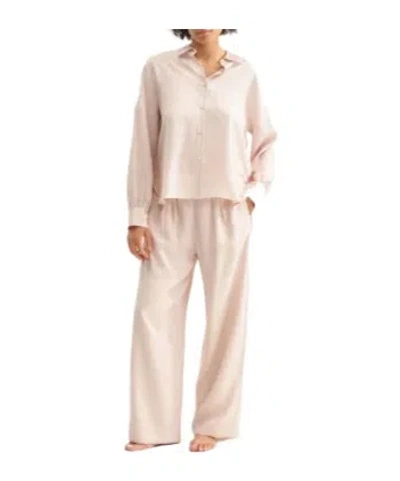 Eres Embossed-pattern Shirt In Neutral