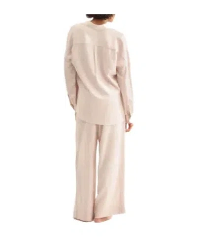 Eres Embossed-pattern Shirt In Neutral