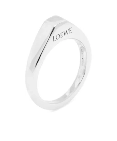 Loewe Stirrup Ring In Sterling Silver In Silver