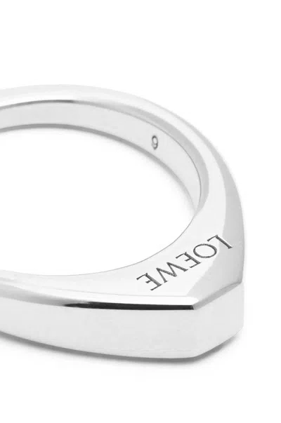 Loewe Stirrup Ring In Sterling Silver In Silver