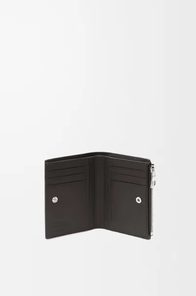 Loewe Snap Button-closure Slim Wallet In Black