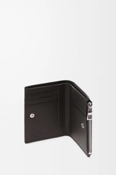 Loewe Snap Button-closure Slim Wallet In Black