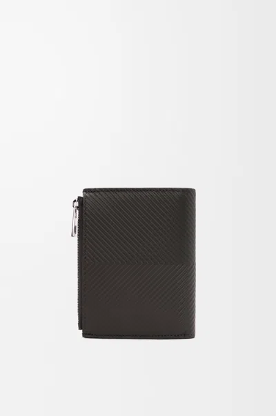Loewe Snap Button-closure Slim Wallet In Black