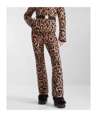 Fendi Ski Pants Technical Fabric Pants In Brown