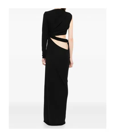 Christopher Esber Torso Maxi Dress In Black