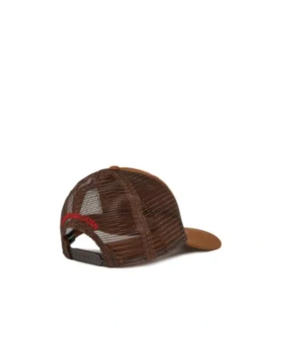 Dsquared2 Kids Patch Baseball Cap In Brown