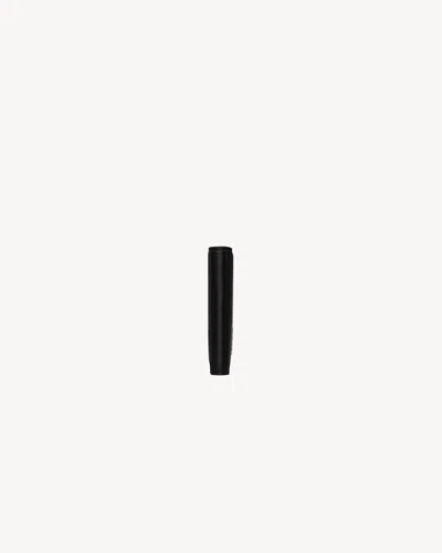 Saint Laurent Single-fold Wallet In Black