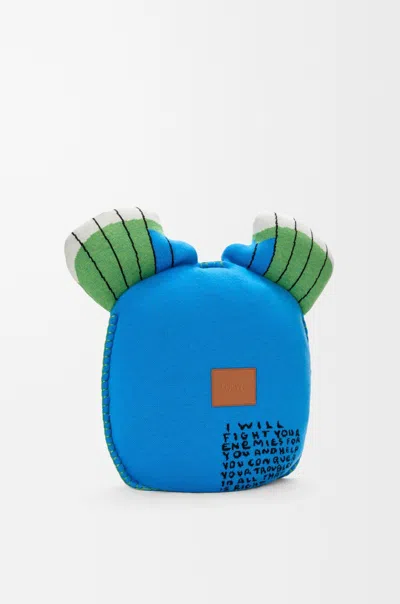 Loewe Knitted Cushion In Multi