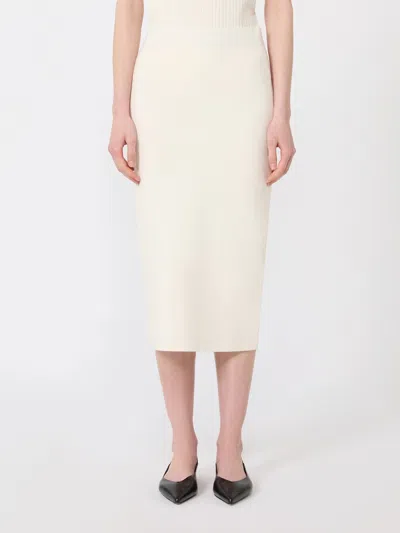 Max Mara Pencil Skirt In Gray