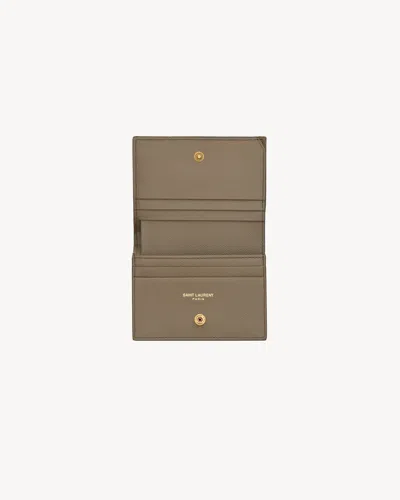 Saint Laurent Flip Card Holder In Pattern