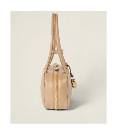 Miu Miu Beau Leather Bag In Pattern