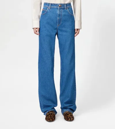 Tod's Back-patch Jeans In Blue