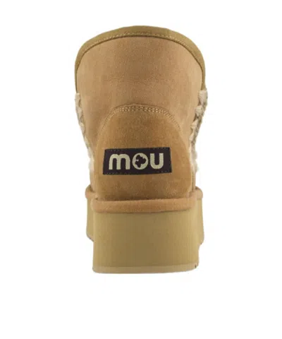 Mou Mini Eskimo Platform Boots In Brown