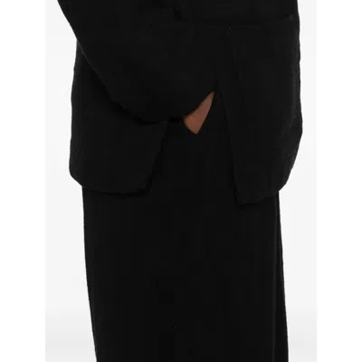 Uma Wang Belt Loops Slacks In Black