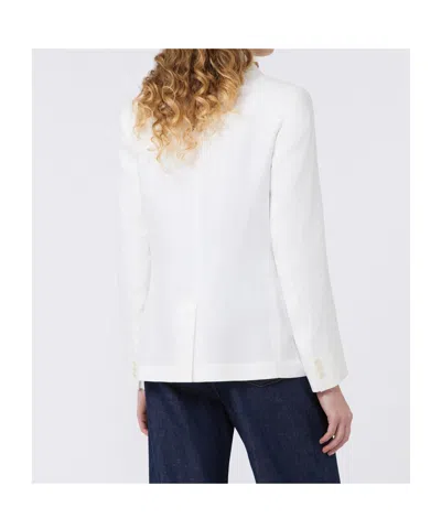 Weekend Max Mara Wkdnalut Single-breasted Blazer In White