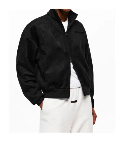 Essentials Logo Casual Jacket In Black