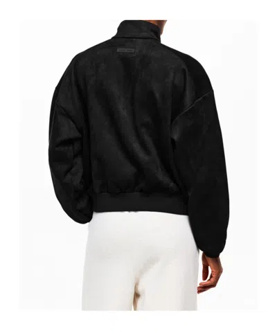 Essentials Logo Casual Jacket In Black