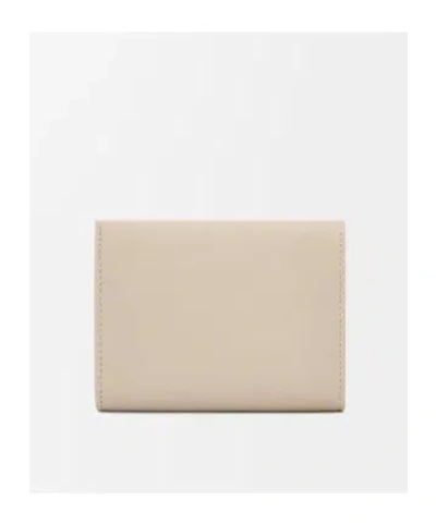 Loewe Tri-fold Wallet In White