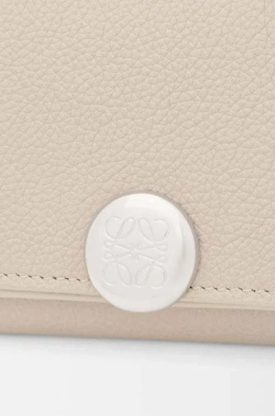 Loewe Tri-fold Wallet In White