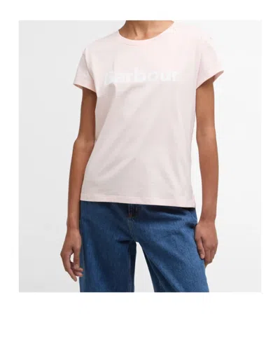 Barbour Womens Hartland T-shirt In Pink