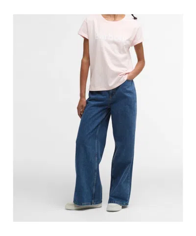 Barbour Womens Hartland T-shirt In Pink