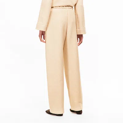 Max Mara Open Drawstring Track Pants In Gold
